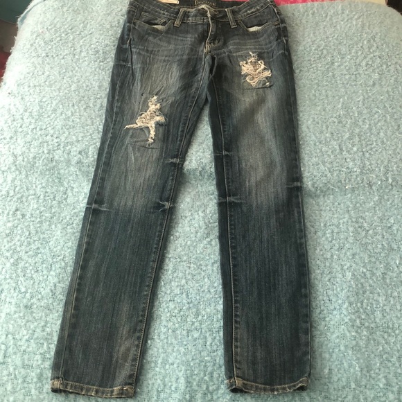 Women jeans DECREE size 7 super skinny - Picture 1 of 4